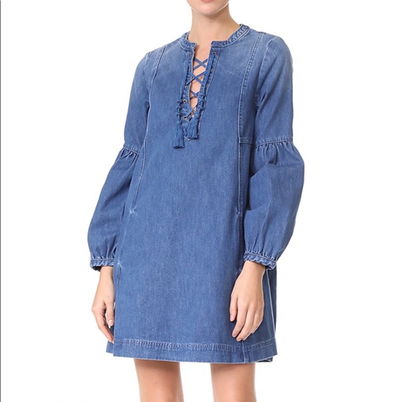 Ulla Johnson Denim Dress - Picture 2 of 5